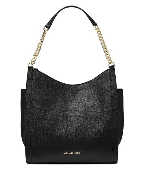 michael kors newbury bag 35f8gnoe6l|MICHAEL Michael Kors Logo Newbury Medium Chain Shoulder .